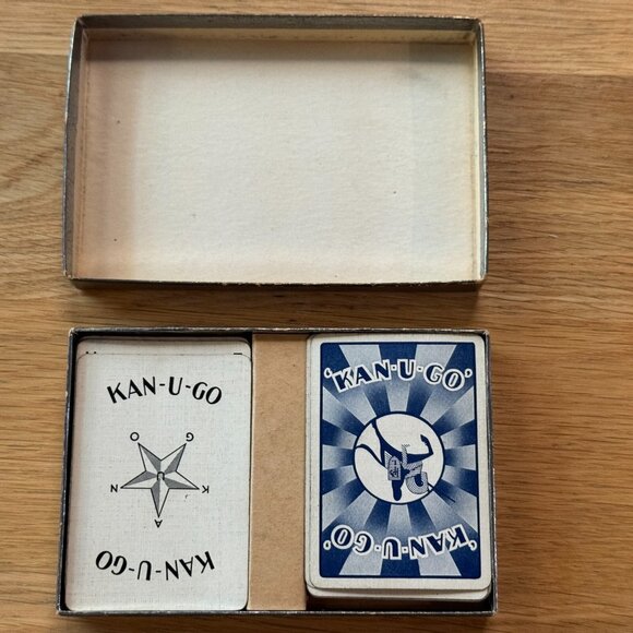 Vintage KAN-U-GO Crossword Card Game, Copyright 1937 - Picture 4 of 11